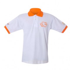 Camiseta Polo Branca Personalizada