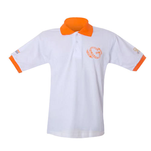 Camiseta Polo Branca Personalizada