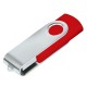 Pen Drive Giratório Vermelho Personalizado