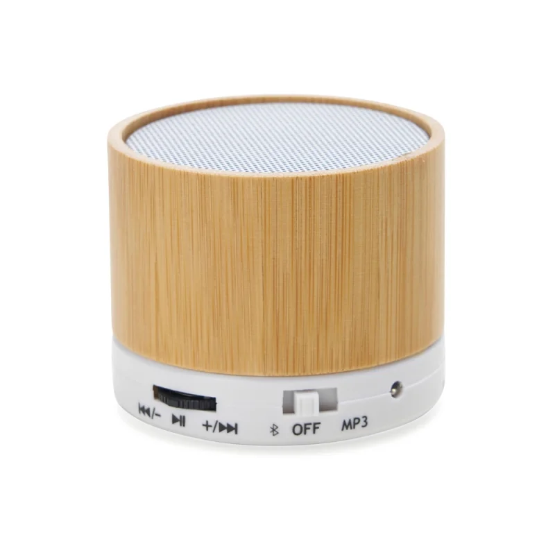 Caixa de Som Multimídia em Bambu Personalizada 