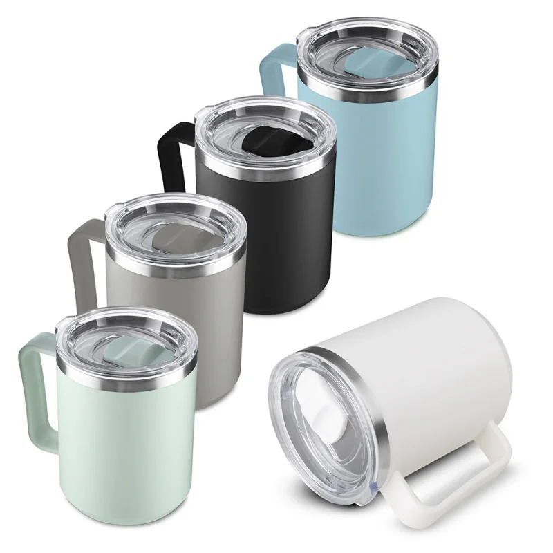 Caneca Plástica 450ml com Interior em Inox Personalizada