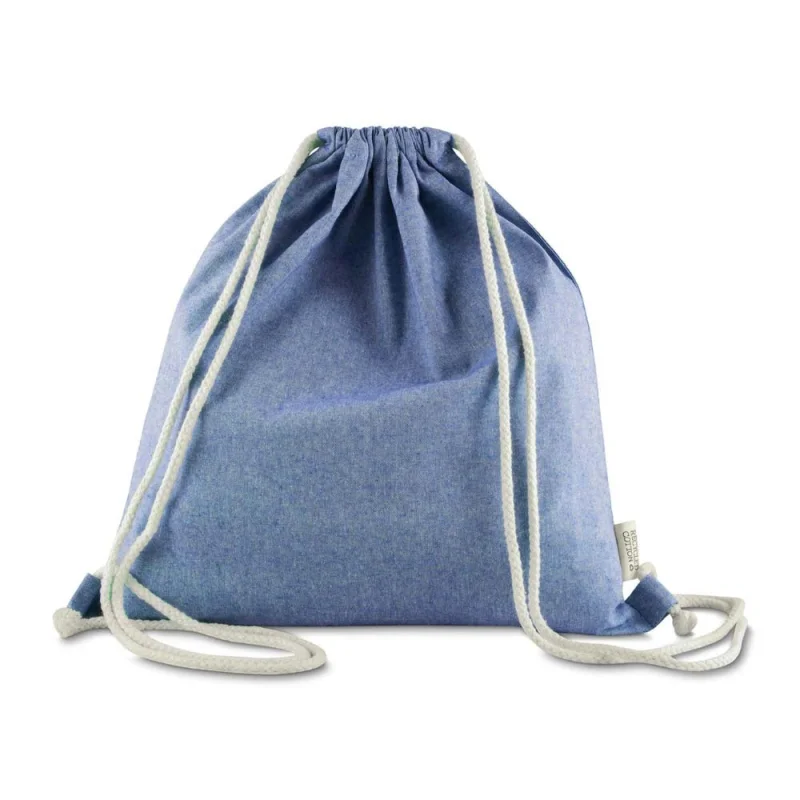 Mochila Saco em Algodão Mescla Personalizada