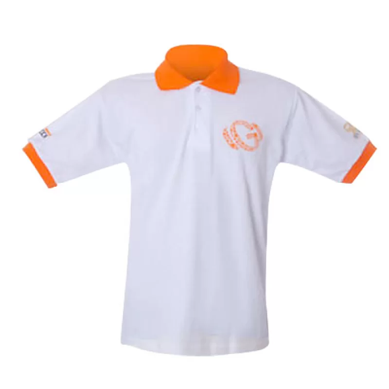 Camiseta Polo Branca Personalizada