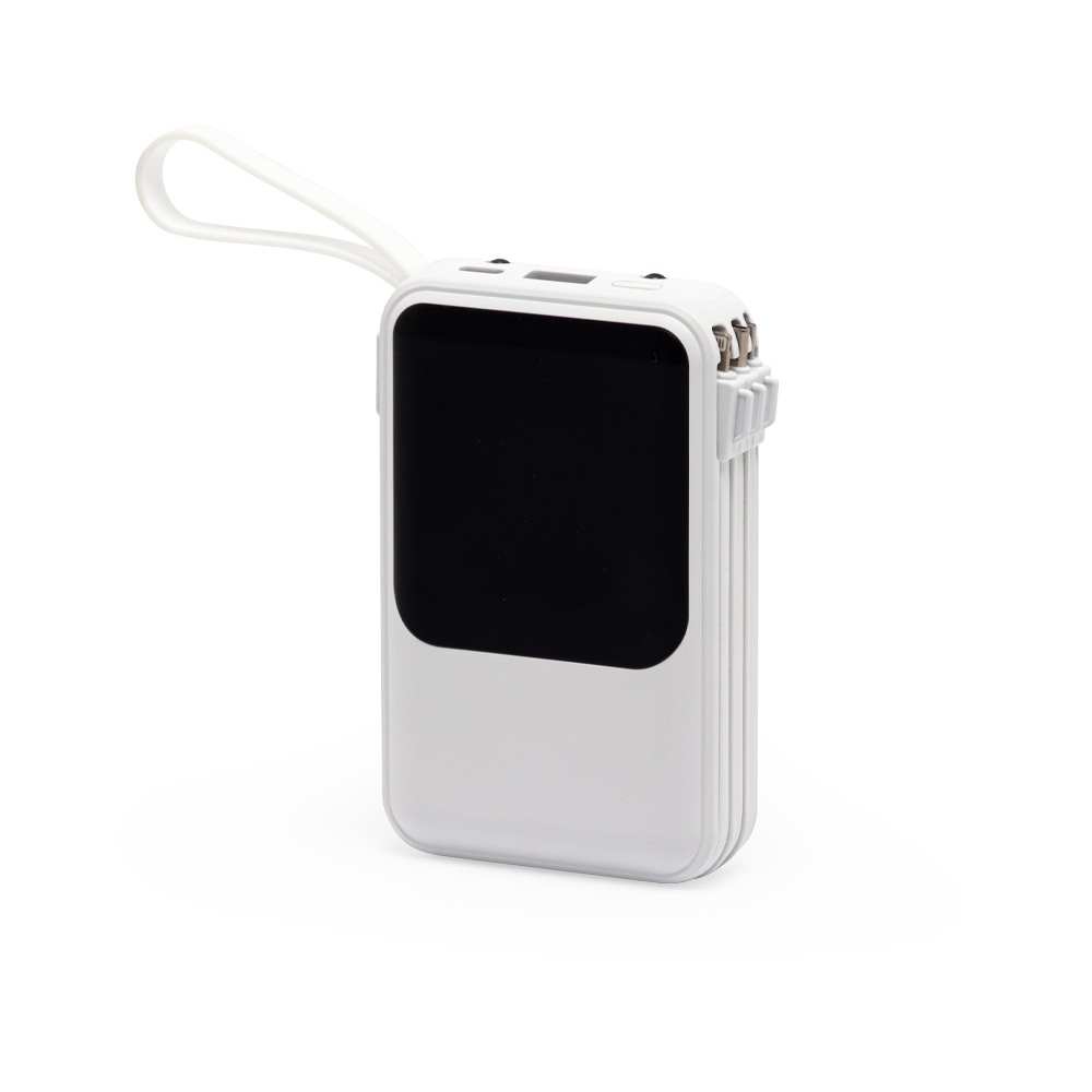 Power Bank 10.000mAh com Lanterna e Multissaídas Personalizado Power Bank 10.000mAh com Lanterna e Multissaídas Personalizado