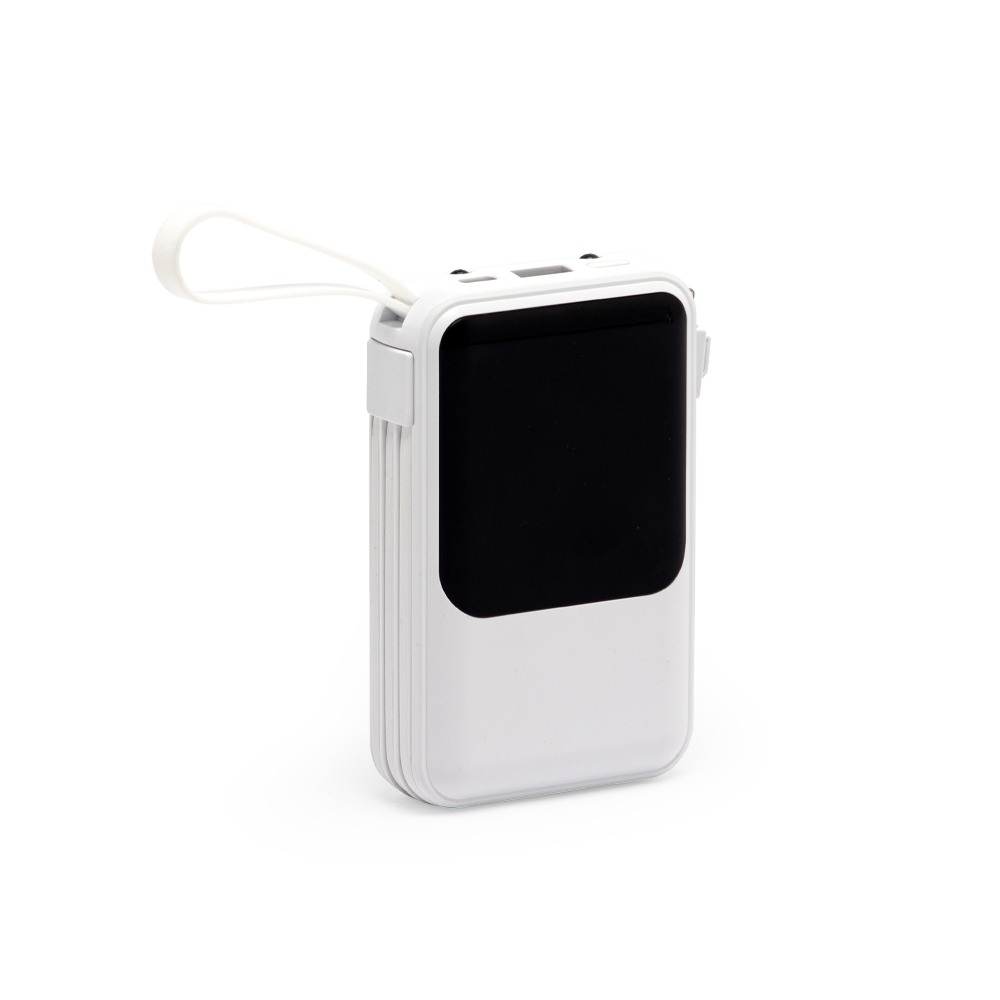 Power Bank 10.000mAh com Lanterna e Multissaídas Personalizado Power Bank 10.000mAh com Lanterna e Multissaídas Personalizado