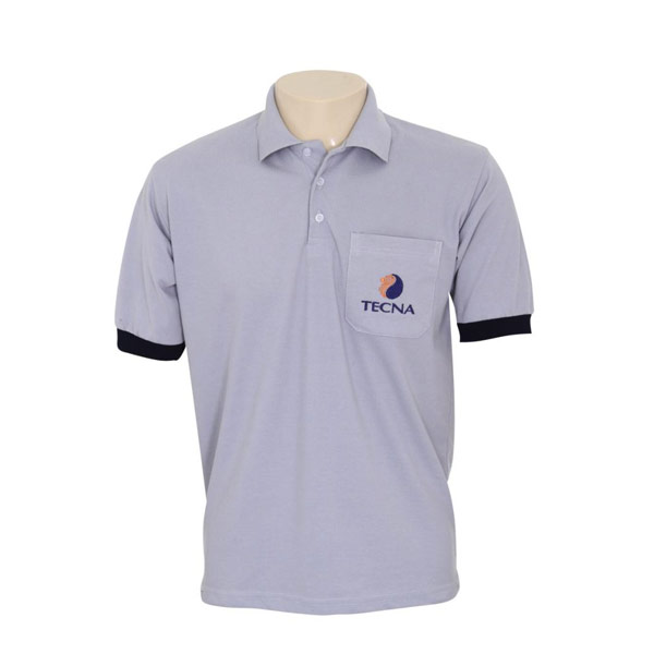 Camiseta Polo Malha Piquet Com Logo Bordado Camiseta Polo Malha Piquet Com Logo Bordado