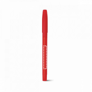 Caneta de Plástico Colorido Com Tampa Personalizada
