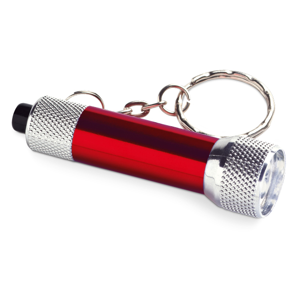 Chaveiro Alumínio Com lanterna 3 Leds