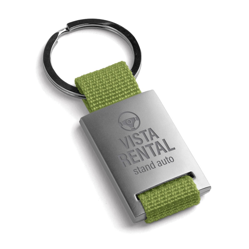 Chaveiro em Metal e Webbing Personalizado