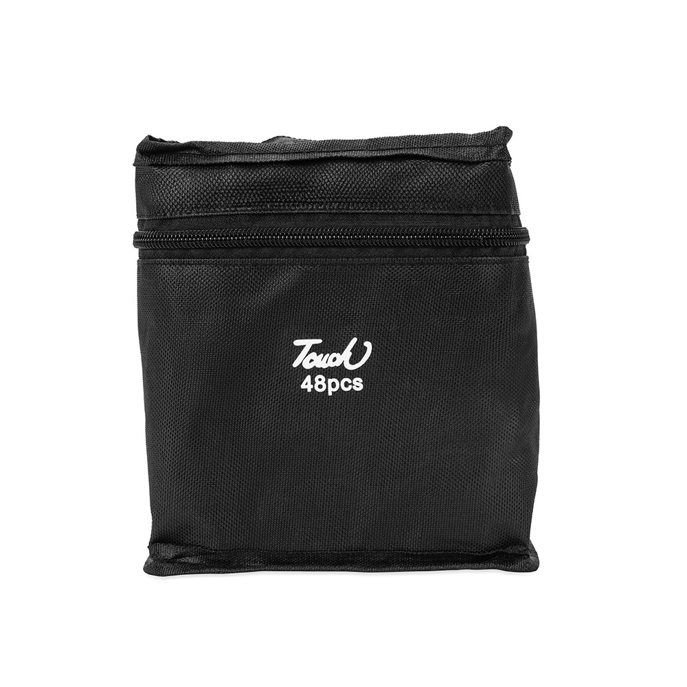 Kit Canetas Marcadoras Pontas Duplas 48 Cores Promocional