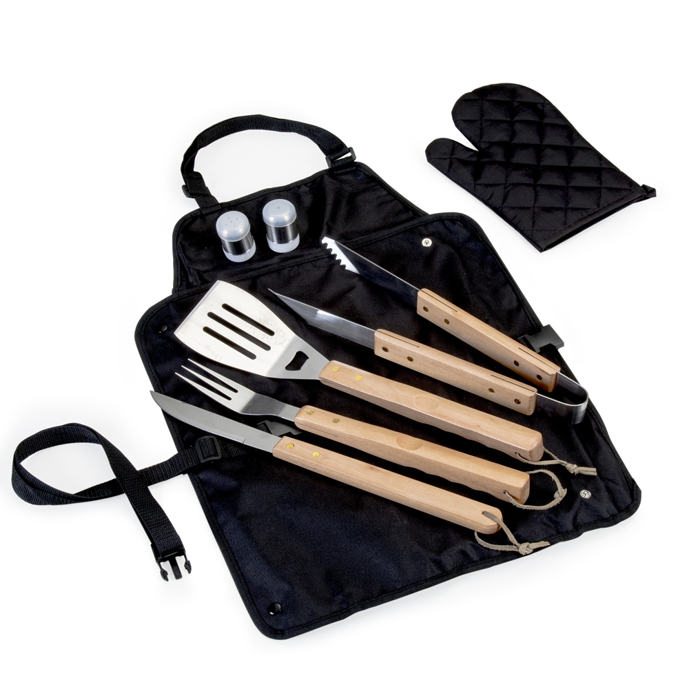 Kit Churrasco 8 Peças em Estojo Personalizado