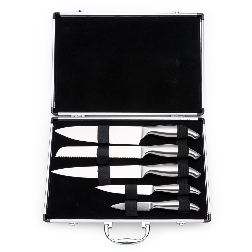 Kit Facas 5 Peças Personalizado Com Logo Para Brindes