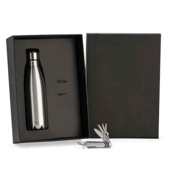 Kit Garrafa E Canivete 11 Funções para Brindes