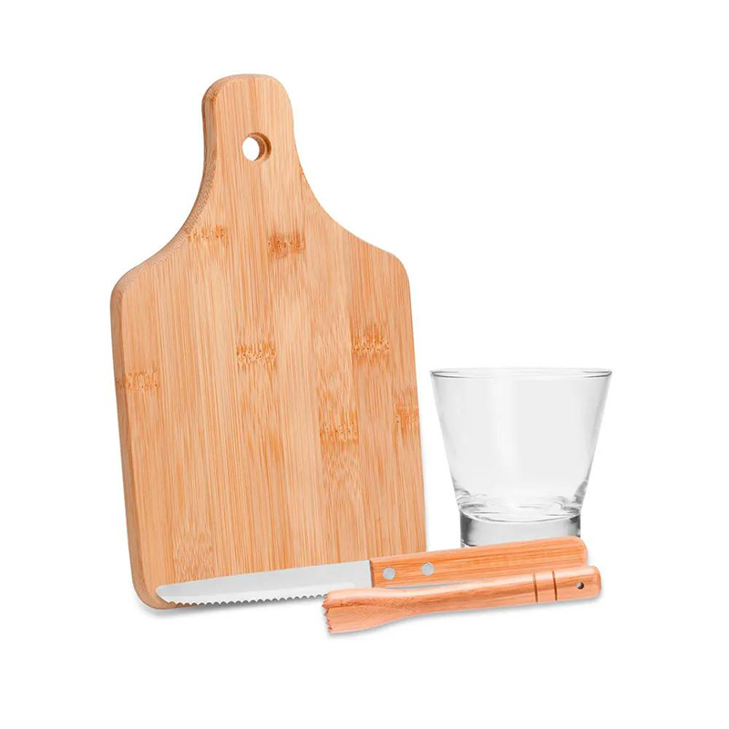 Kit Para Caipirinha Em Bambu Ibiza Personalizado 
