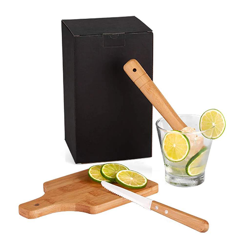 Kit Para Caipirinha Em Bambu Ibiza Personalizado 