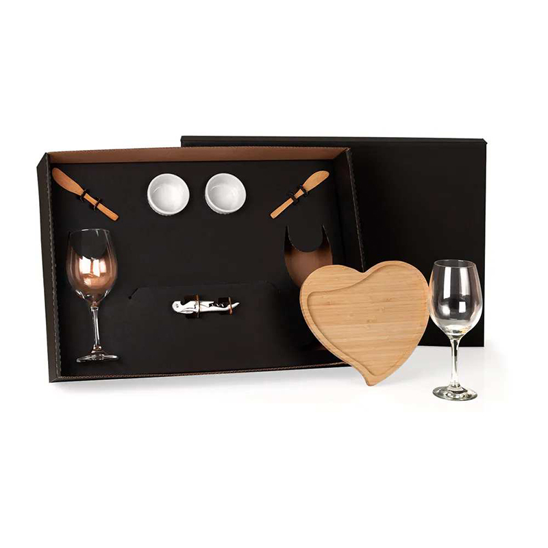 Kit Petisco E Vinho Personalizado Com Logo Para Brindes