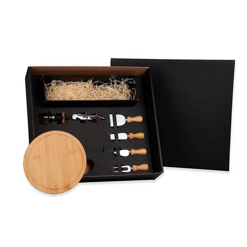 Kit Para Queijo e Vinho 7 Peças Personalizado