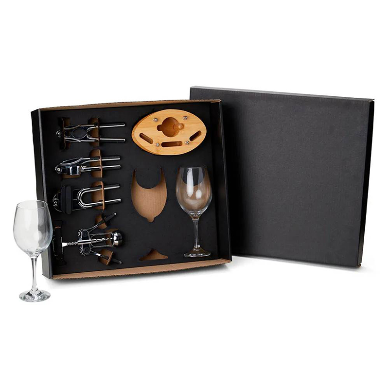 Conjunto Para Queijo e Vinho 7 Peças Personalizado Para Brindes