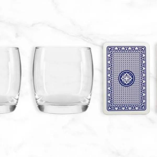 Kit Whisky com Baralho e Copos Personalizado 