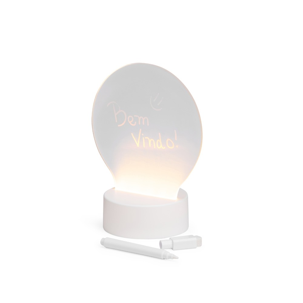 Luminária LED de Mesa Personalizada com Logotipo