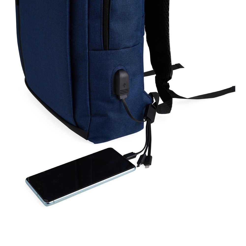 Mochila Notebook Com USB Personalizada