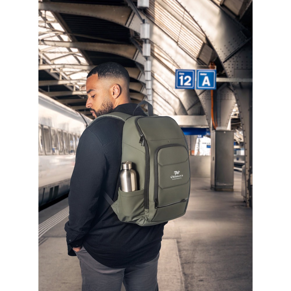 Mochila Para Notebook em Poliéster Reciclado Personalizada