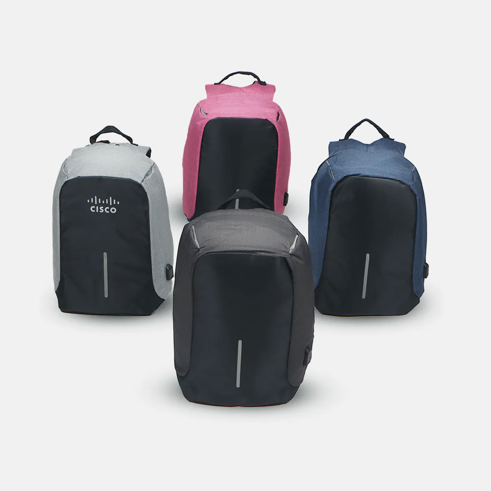 Mochila Para Notebook Com Sistema Antifurto Personalizada Para Brinde