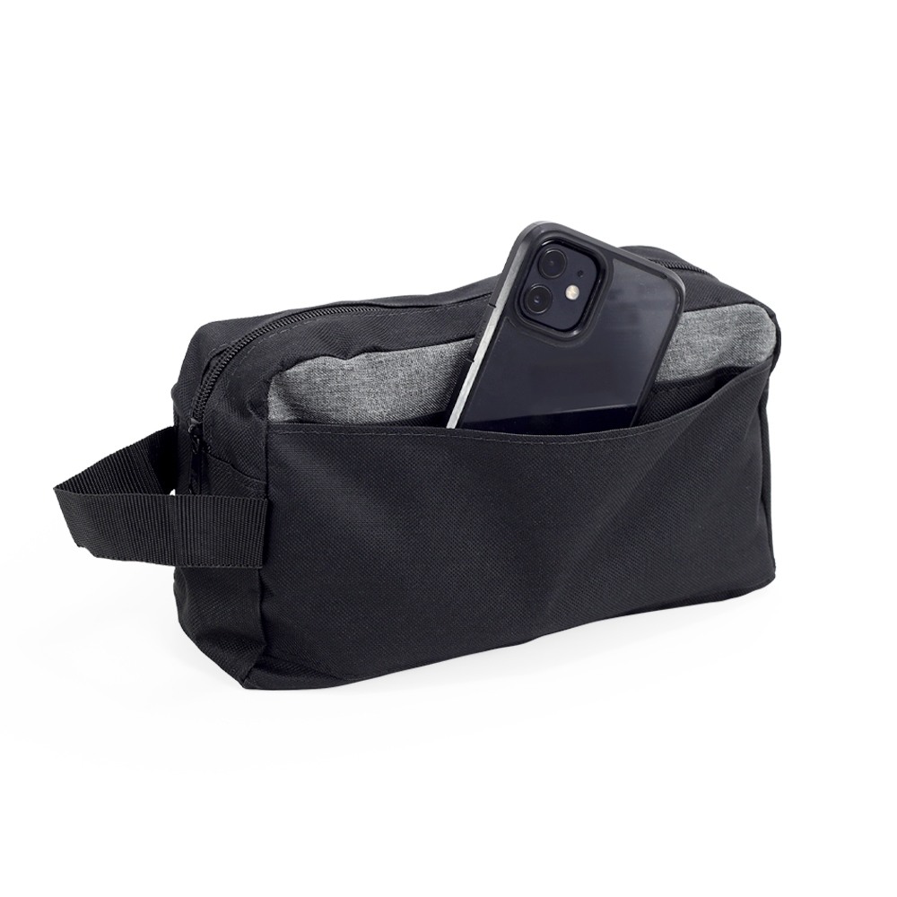 Necessaire de Nylon Personalizada Com Logo da Empresa