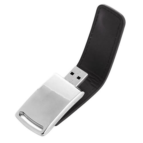 Pen Drive de Couro com Fechamento em Imã Pen Drive de Couro com Fechamento em Imã