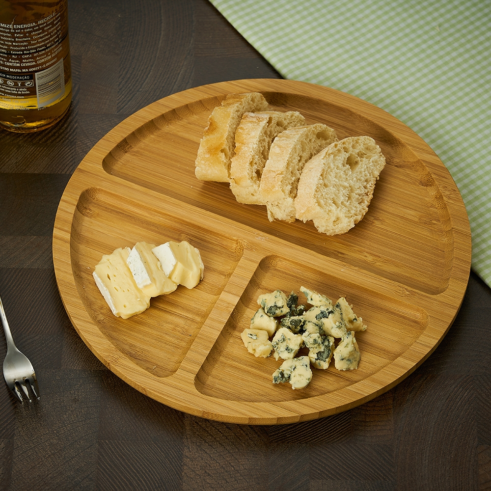 Petisqueira Média em Bambu Personalizada