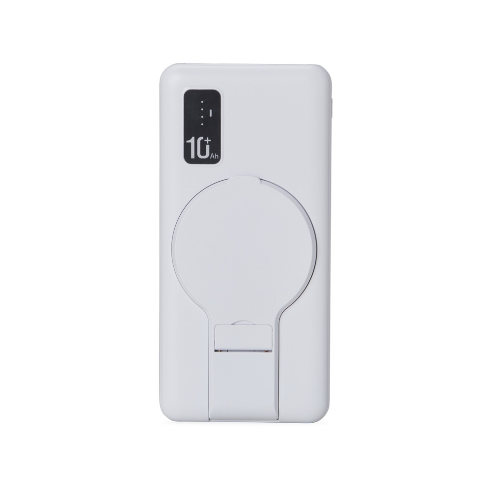 Power Bank 10.000mAh com Carregamento via Indução ou via Cabo Personalizado Power Bank 10.000mAh com Carregamento via Indução ou via Cabo Personalizado