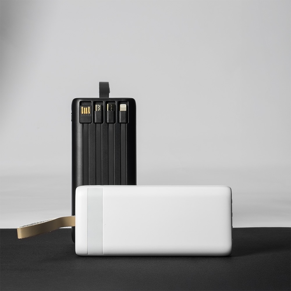 Power Bank 20.000mAh com Lanterna e Multissaídas Personalizado