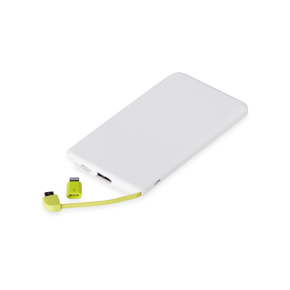 Power Bank 5.000mAh com Indicador LED Personalizado Power Bank 5.000mAh com Indicador LED Personalizado