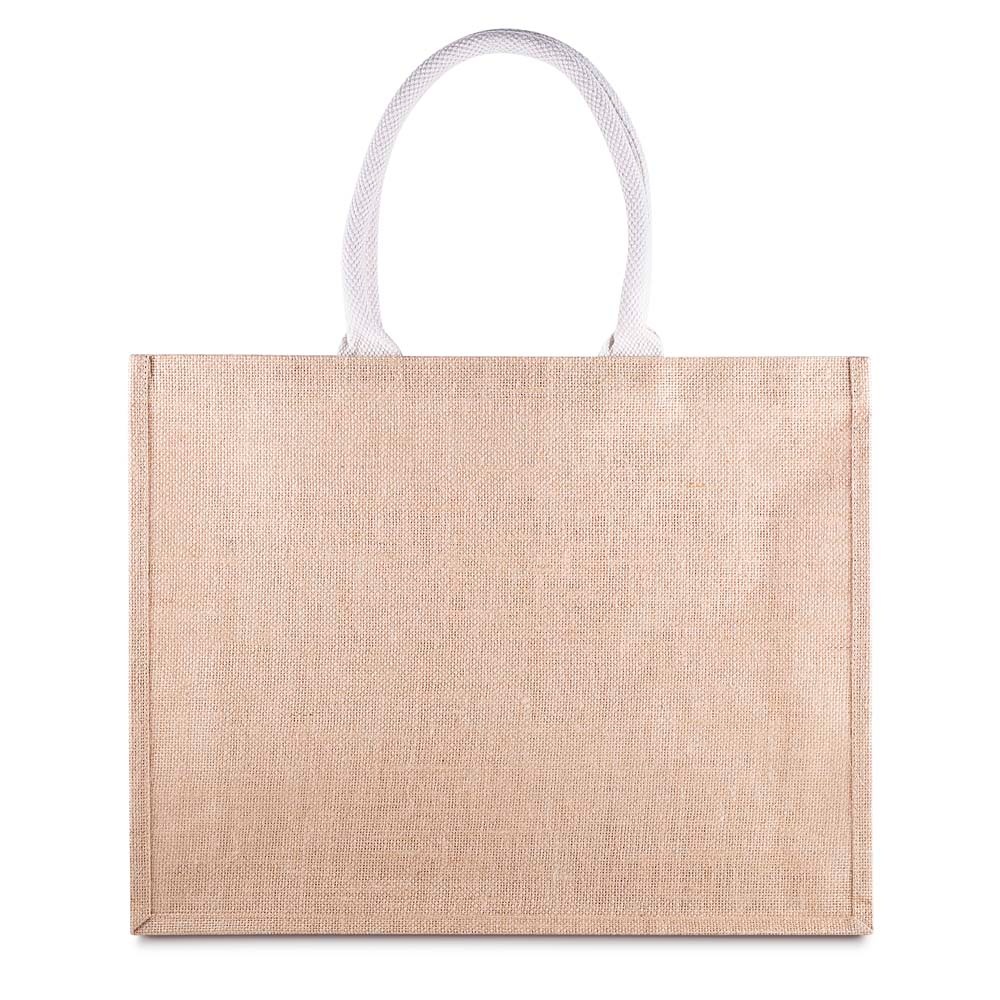 Sacola em Algodão Cru e Juta Personalizada