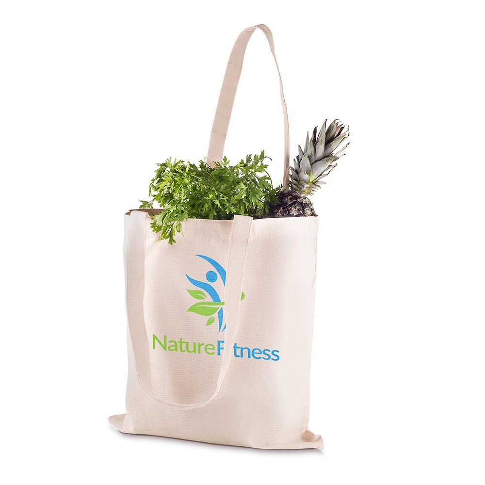 Sacola em Algodão Cru e Juta Promocional