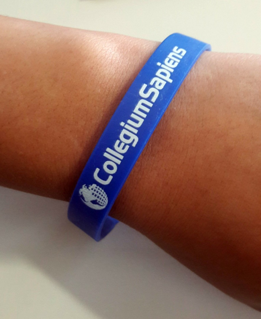 Pulseira emborrachada impressa Personalizada com Logo